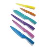 Cuisinart 12-Piece Ceramic Coated Color Knife Set with Blade Guards, C55-12PCGW