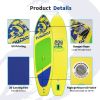 Free Shipping Dropshipping SUPFW28D  US WAREHOUSE SUP Stand Up Paddle Board  350*87*15cm Inflatable Paddleboard  Surfboard with ISUP Sup Board Surf Bo