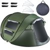 Pop Up Tent Automatic Setup Camping Tent Waterproof Instant Setup Tent with 4 Mosquito Net Windows Carrying Bag for Hiking Climbing Adventure Fishing