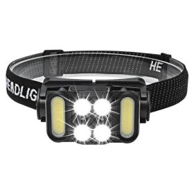 Rechargeable LED Headlamp for Camping Cycling Hiking Hunting (Color: Style A, Type: Headlamp)