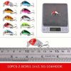 56pcs Premium Minnow Fishing Lures Kit - Hard Bait Plastic Tackle Crank Baits for Freshwater and Saltwater Fishing - Lifelike Design for Increased Cat