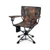 360° Swivel Portable Foldable Hunting Chair with Storage Pockets