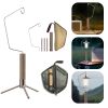 Portable Camping Hanging Rack Camping Light Table Stand Outdoor Lantern Hanging Stand Foldable Lamp Support Stand Camping Parts